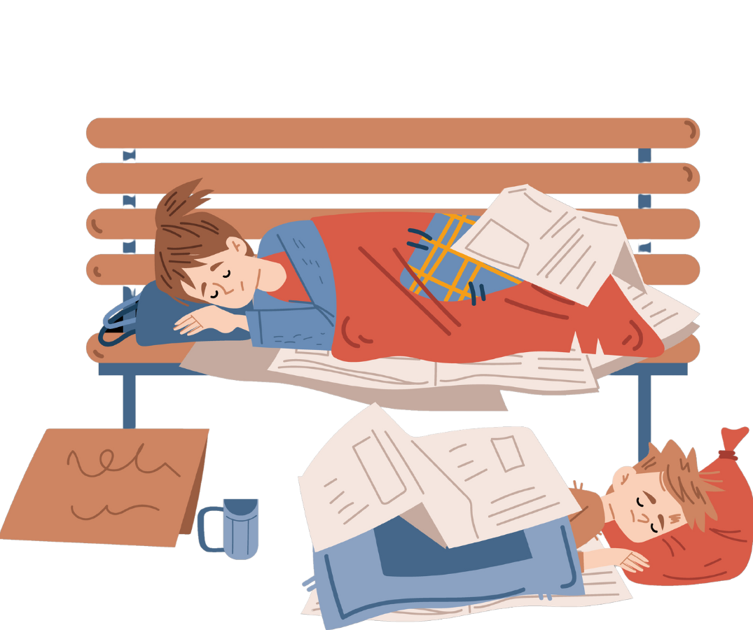 Clochard in condominio